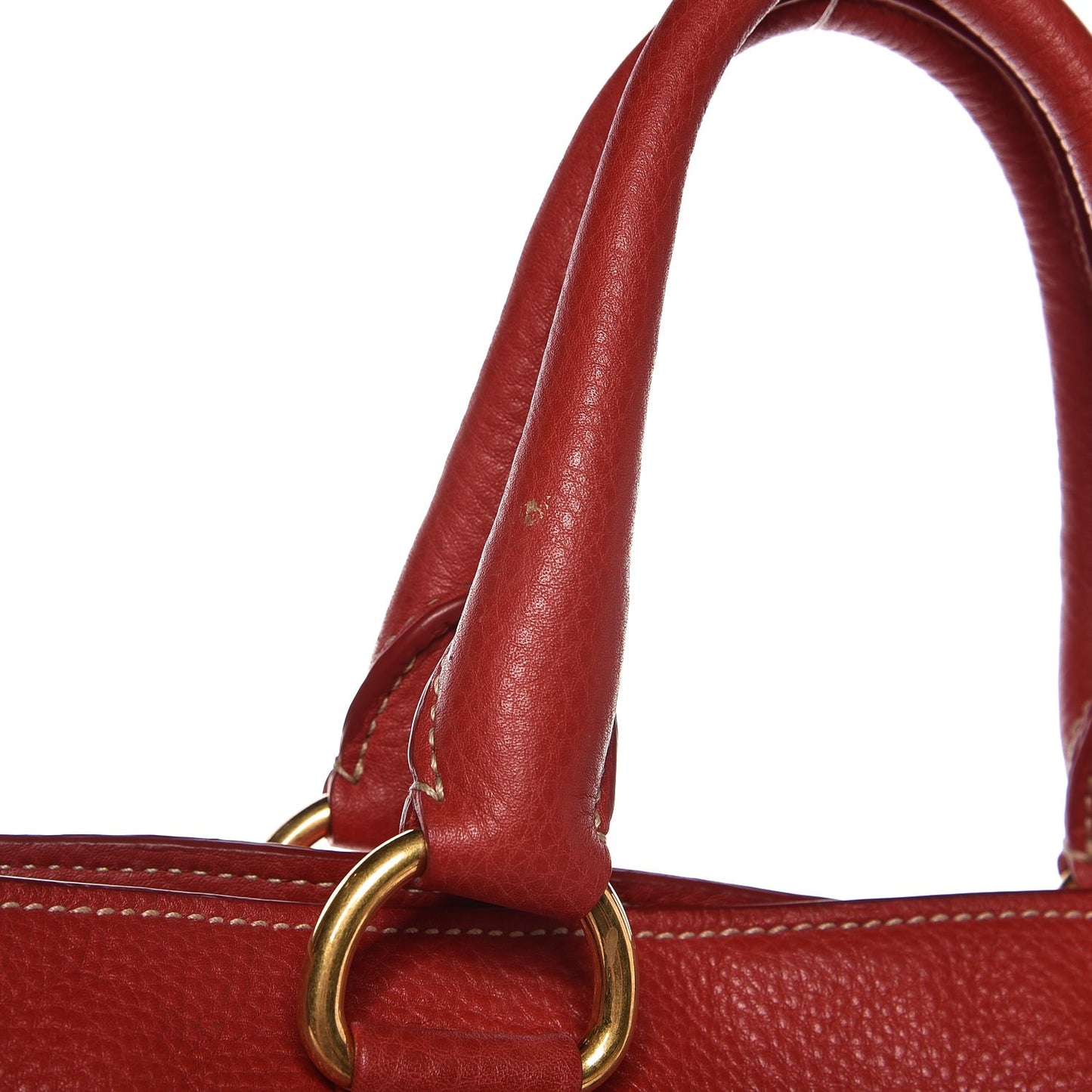 Vitello Daino Tote Rosso