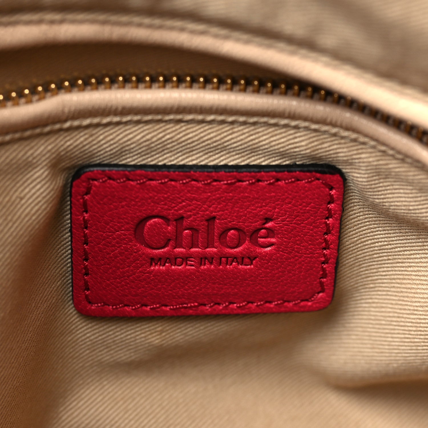 Chloe Calfskin Medium Military Paraty 6 of 10