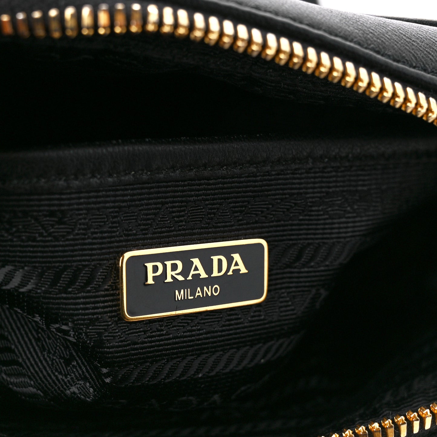 Nappa Gaufre Camera Bag Black