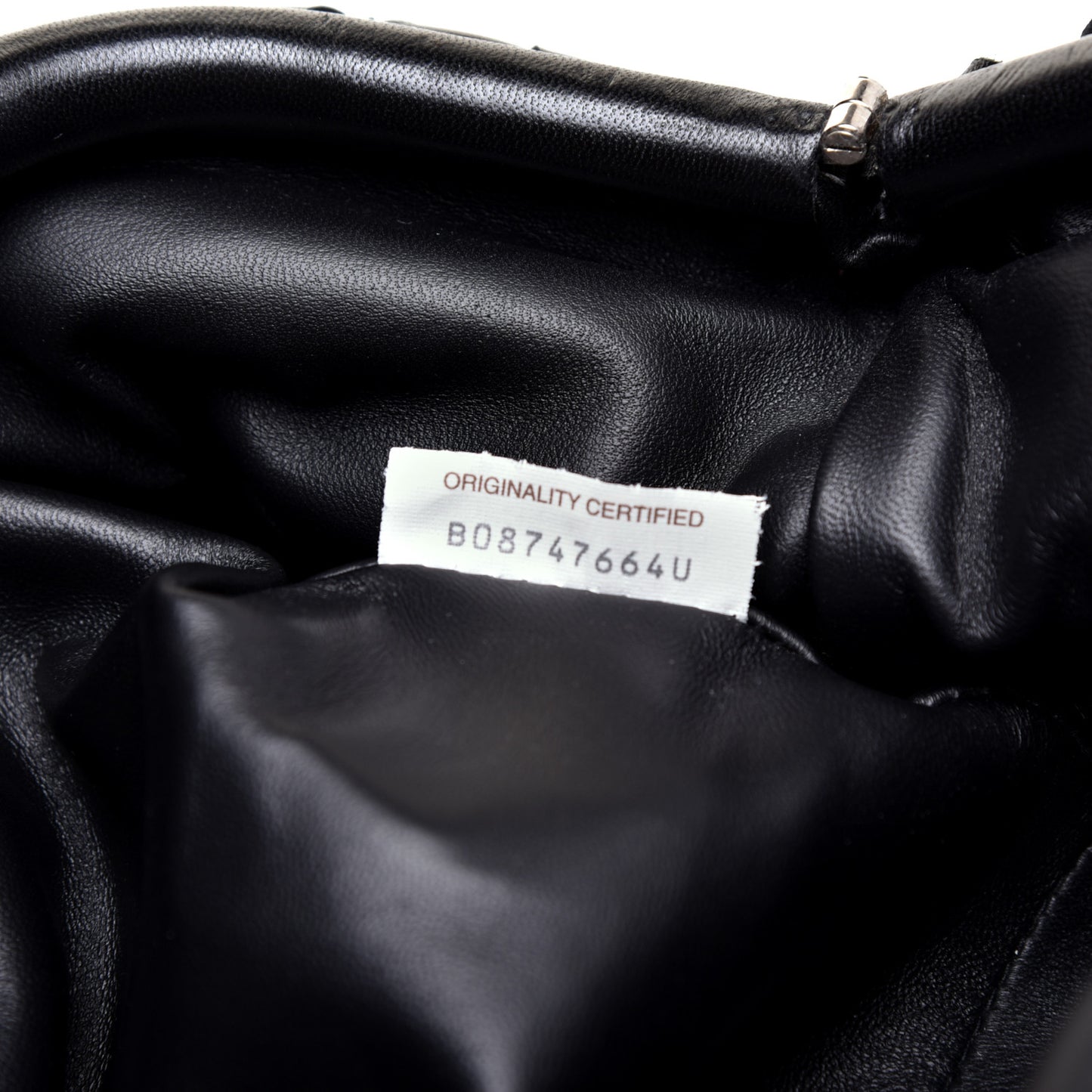 Nappa Maxi Intreccio The Pouch Oversized Clutch Black