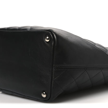 Chanel Calfskin Quilted Medium Cambon Tote Black 10 of 11