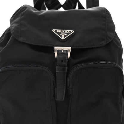 Prada Tessuto Nylon Saffiano Small Backpack Black 8 of 10