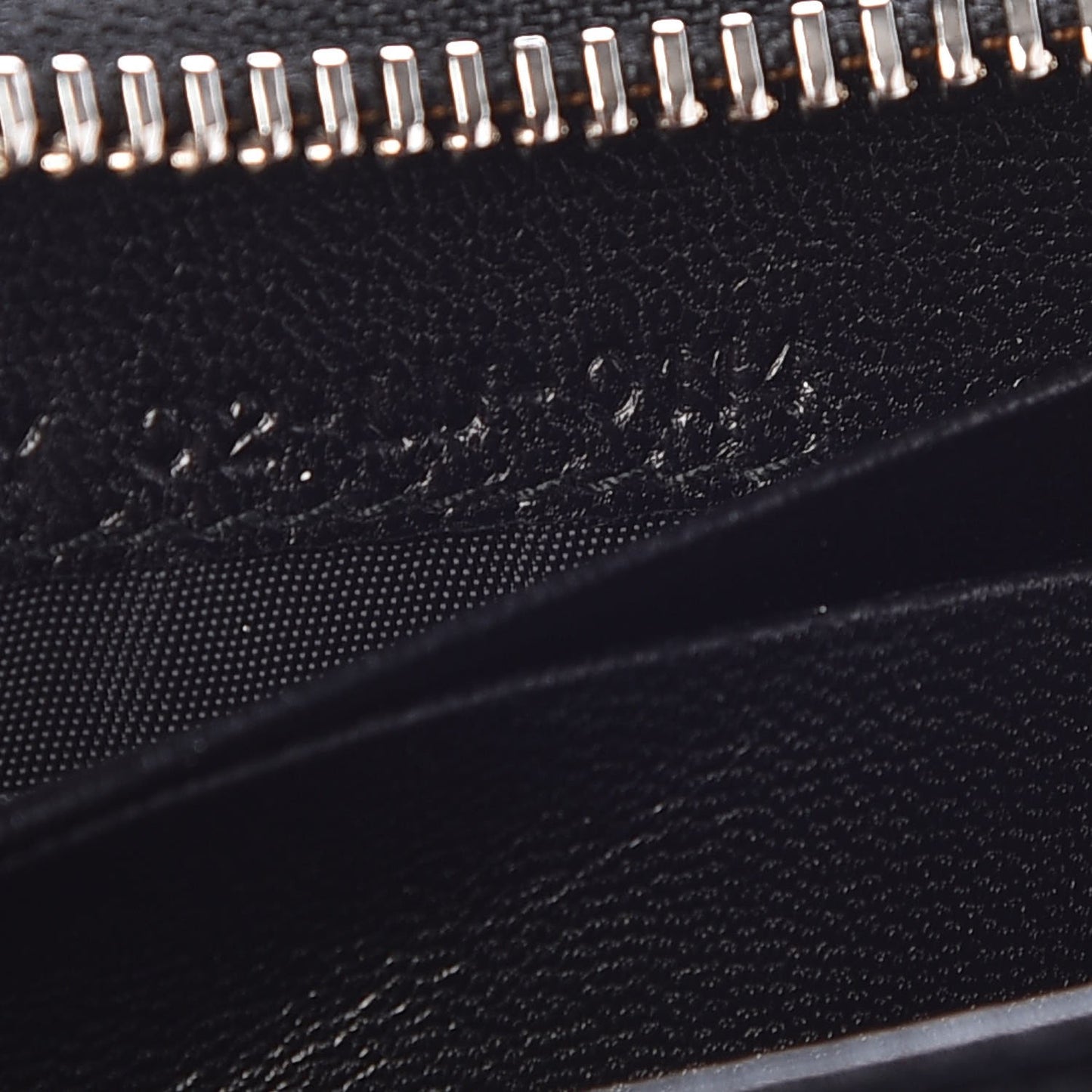 Lambskin Cannage Mini Lady Dior Zip Portemonnaie Black