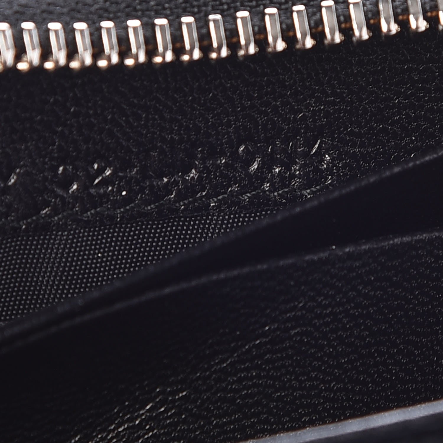 Christian Dior Lambskin Cannage Mini Lady Dior Zip Portemonnaie Black 8 of 9