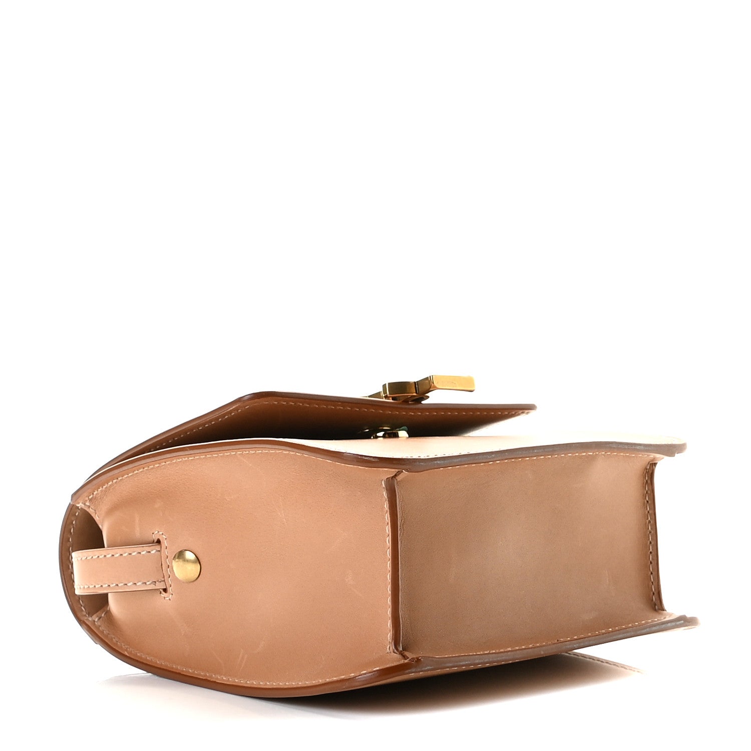 Saint Laurent Smooth Calfskin North South Kaia Satchel Vintage Brown 4 of 12