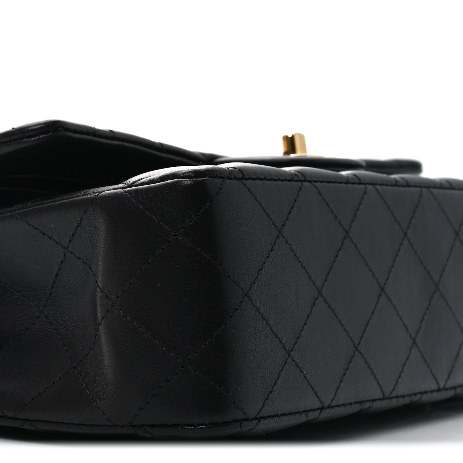 Chanel Lambskin Quilted Medium Double Flap Black 9 of 11