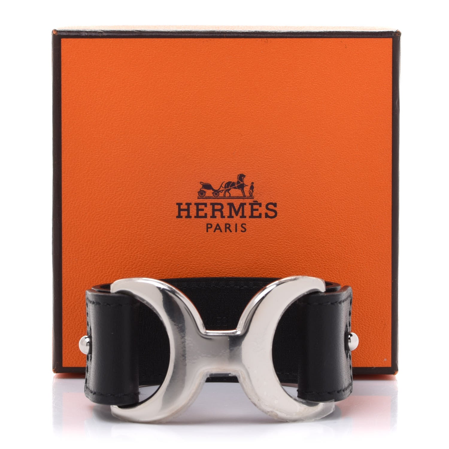 Hermes Box Pavane Cuff Black 6 of 6