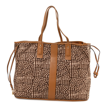 MCM Visetos Large Liz Reversible Shopper Tote Cognac 3 of 16