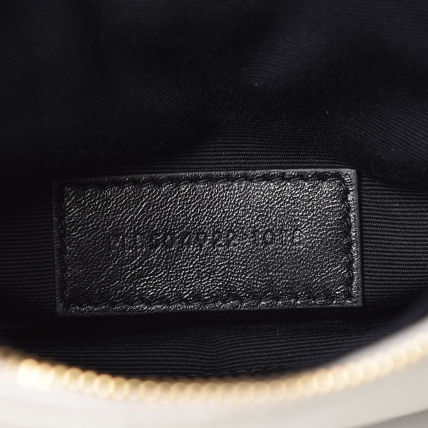 Grain De Poudre Chevron Monogram Bill Pouch Crema Soft