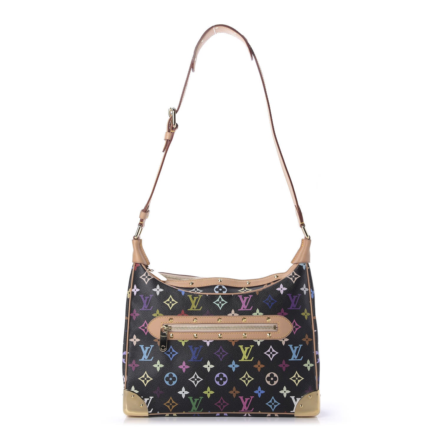 Louis Vuitton Monogram Multicolor Boulogne Black 1 of 8