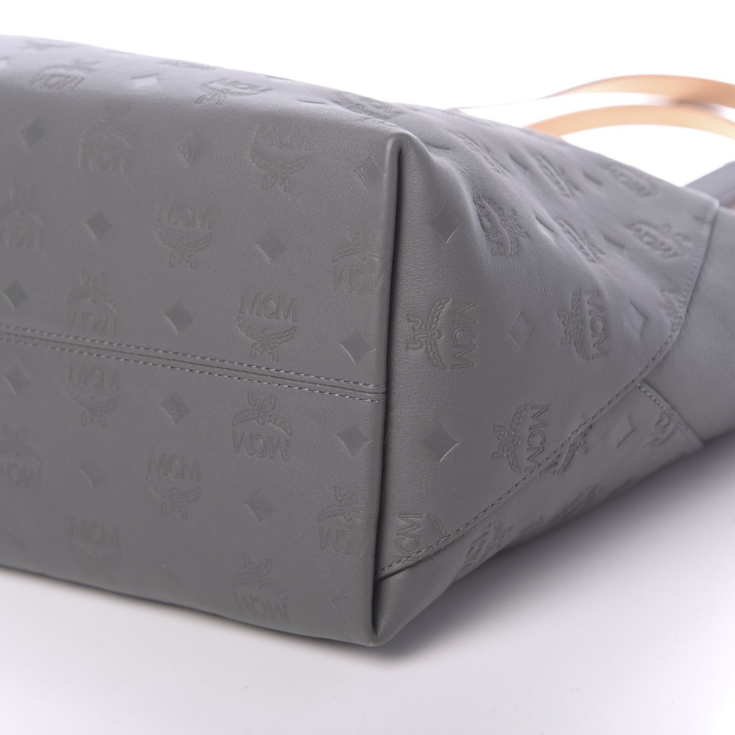 Calfskin Ottomar Monogram Medium Klara Shopper Tote Charcoal