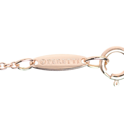 Tiffany 18K Rose Gold 12mm Elsa Peretti Bean Pendant Necklace 7 of 8