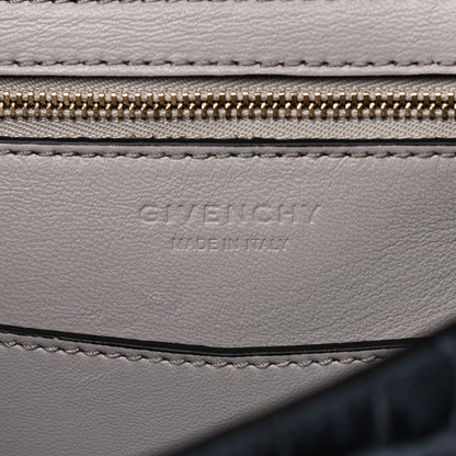 Givenchy Calfskin Crocodile Embossed Small Mystic Shoulder Bag Storm Grey 6 of 13