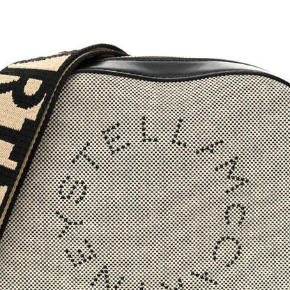 Stella McCartney Canvas Logo Small Camera Bag Salt Pepper 8 of 11