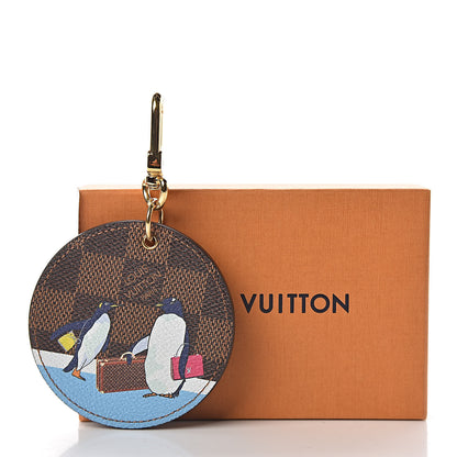 Louis Vuitton Damier Ebene Illustre Manchot Bag Charm Key Holder 4 of 4