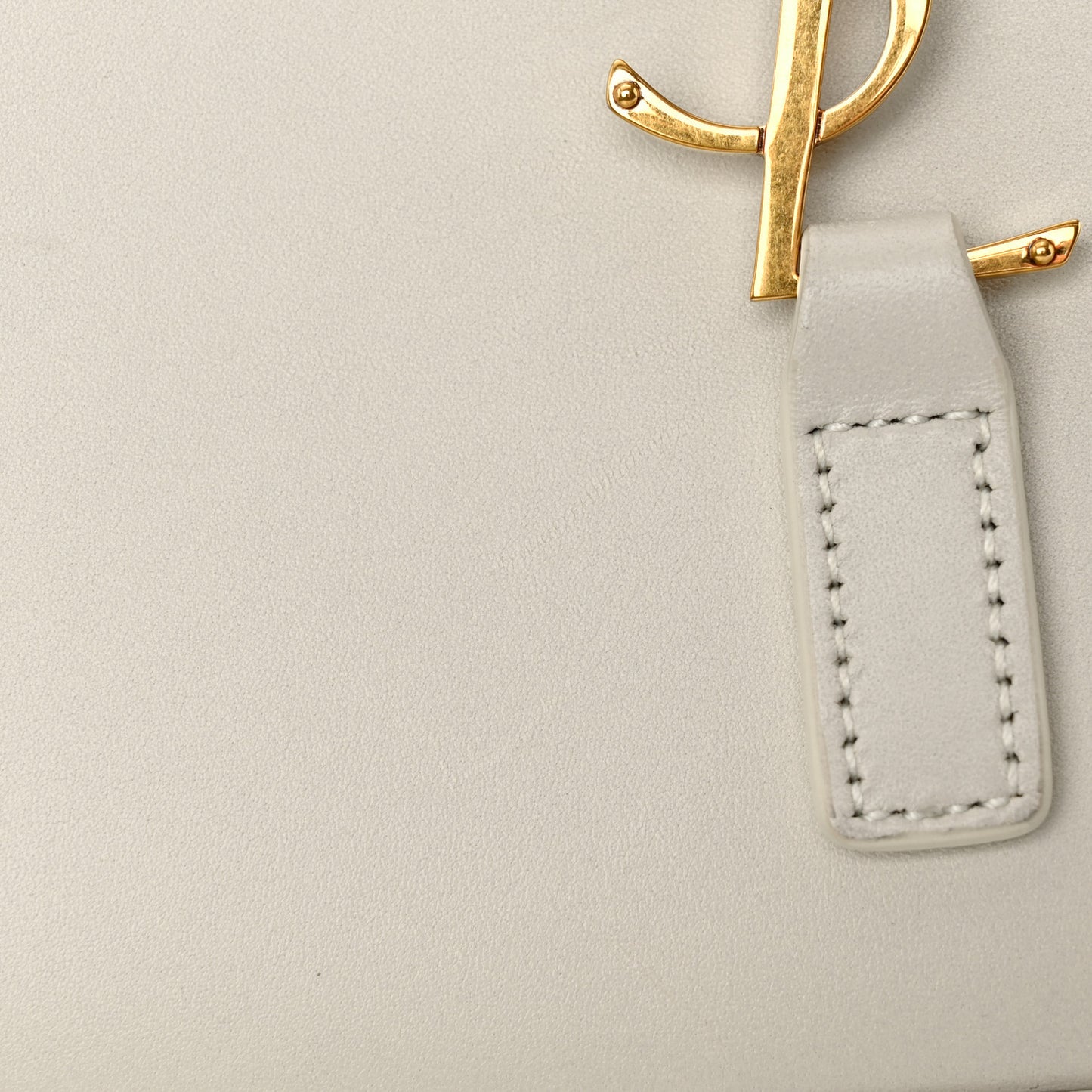 Smooth Calfskin Le 5 A 7 Hobo Blanc Vintage