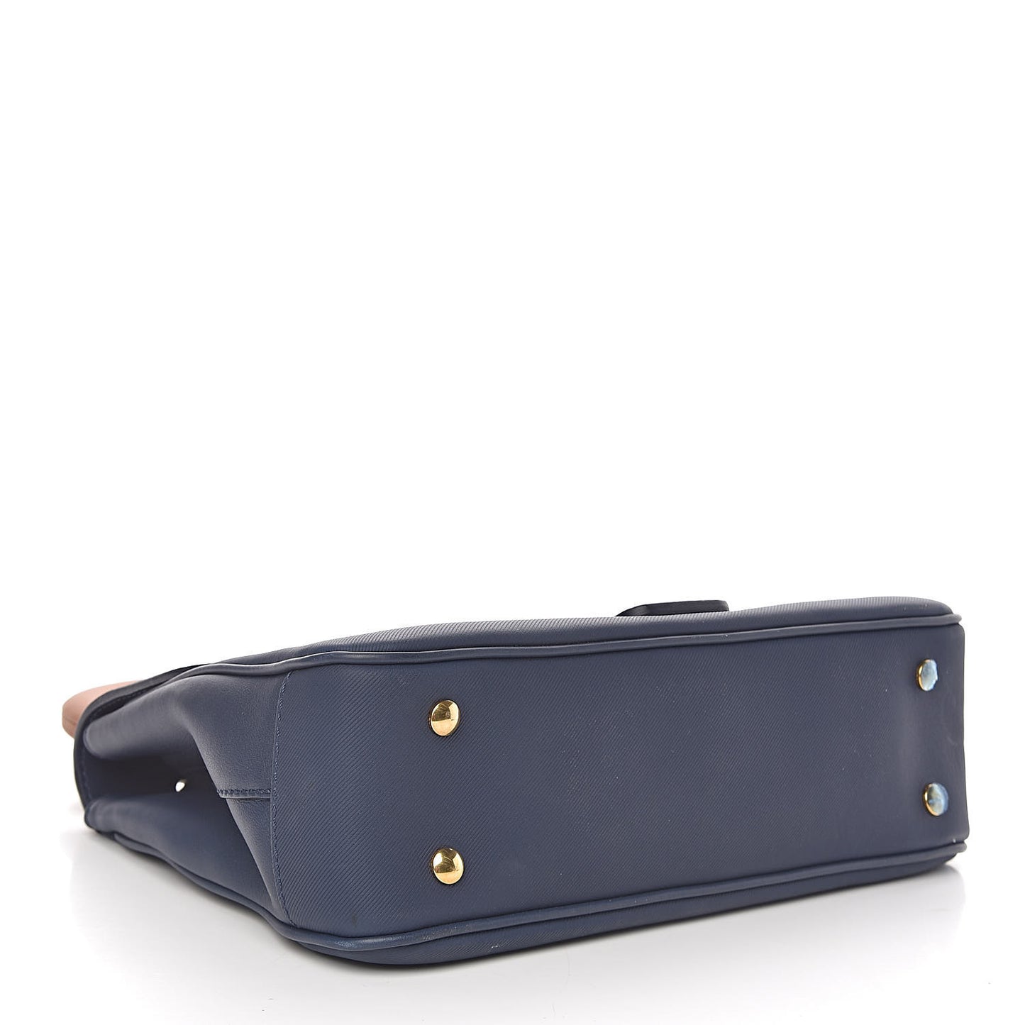 Trench Calfskin Medium DK88 Top Handle Bag Ink Blue