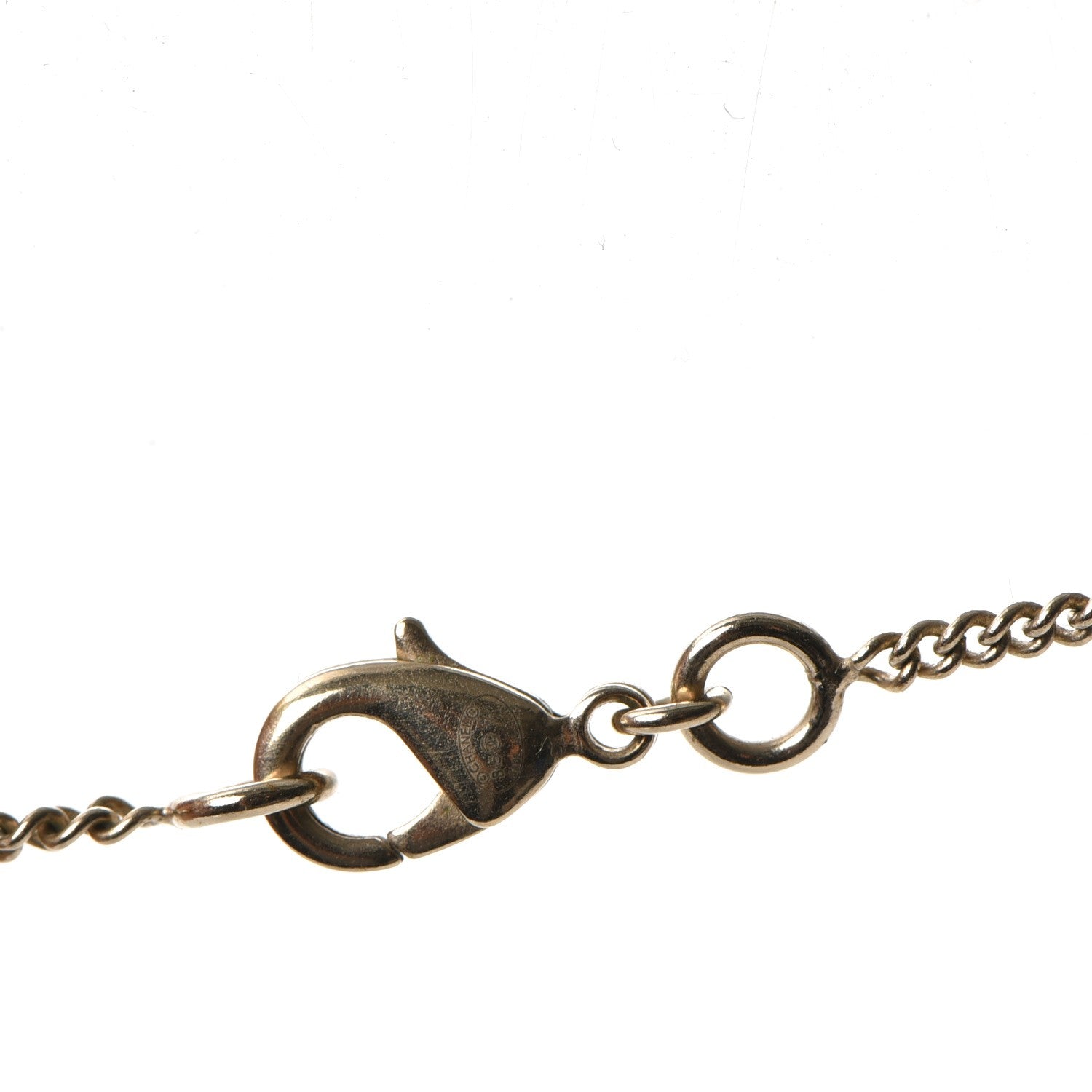 Chanel Enamel CC Baroque Pearl Drop Necklace Black Gold 6 of 7