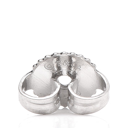 Tiffany Platinum Diamond .22ctw Solitaire Earrings 5 of 5