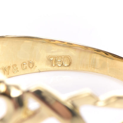 Tiffany 18K Yellow Gold Paloma Picasso Loving Heart Ring 52 6 6 of 7