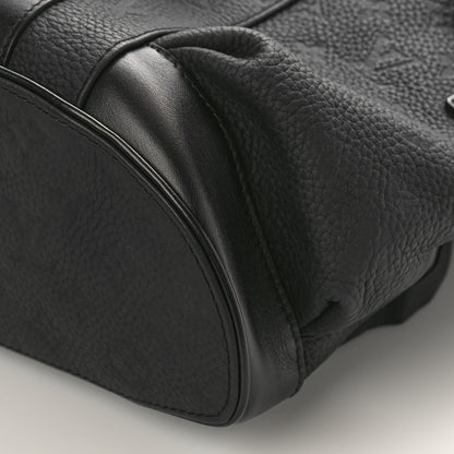 Louis Vuitton Taurillon Monogram Christopher MM Backpack Black 8 of 9