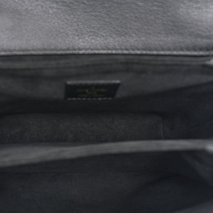 Louis Vuitton Grained Calfskin Lockme Oxford Black 5 of 10