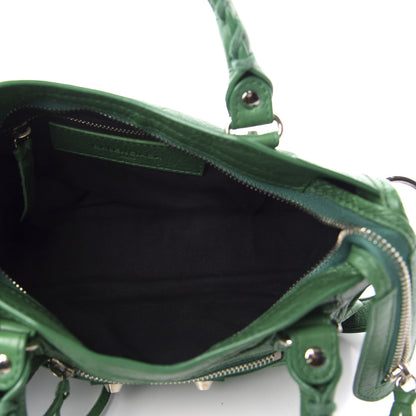 Balenciaga Agneau Classic Hardware Mini City Vert Emeraude 7 of 13