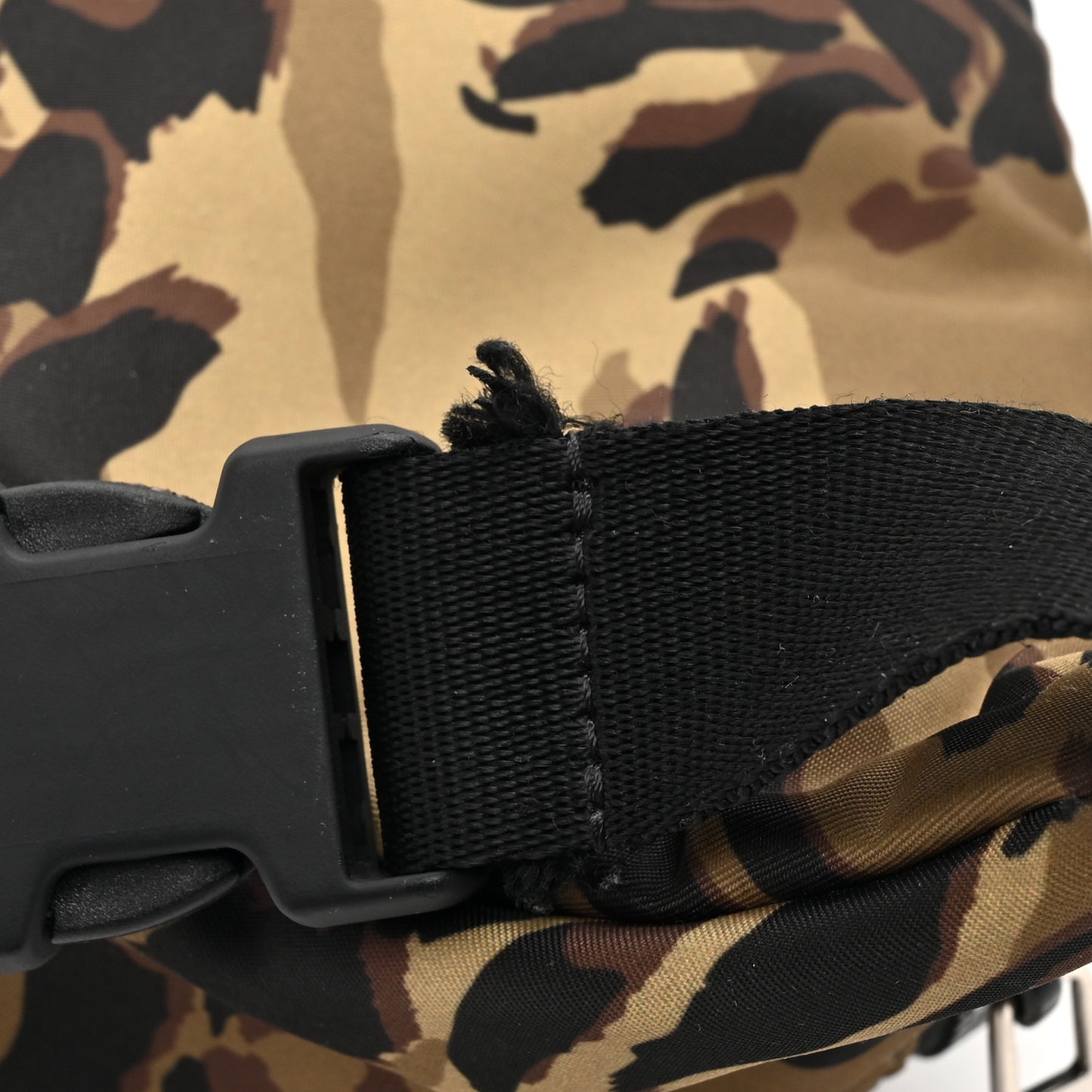 Nylon Logo Belt Bag Camouflage