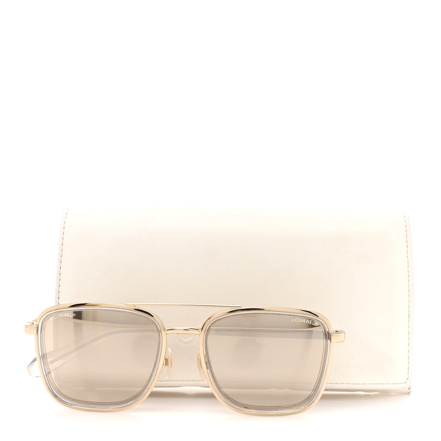 Metal Pilot Sunglasses 4241 Silver
