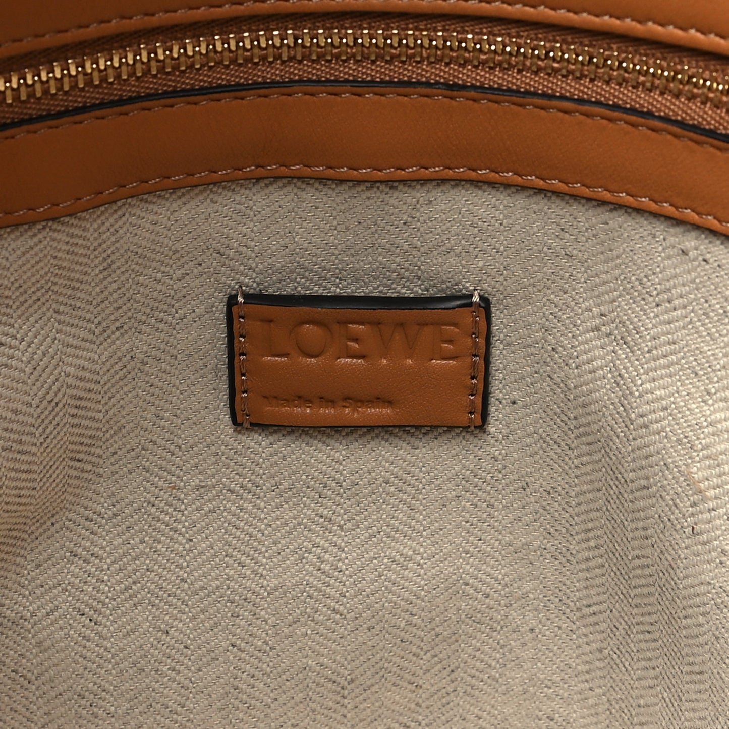 Calfskin XL Flamenco Knot Bag Warm Desert