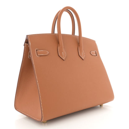 Hermes Epsom Birkin Sellier 25 Gold 2 of 11