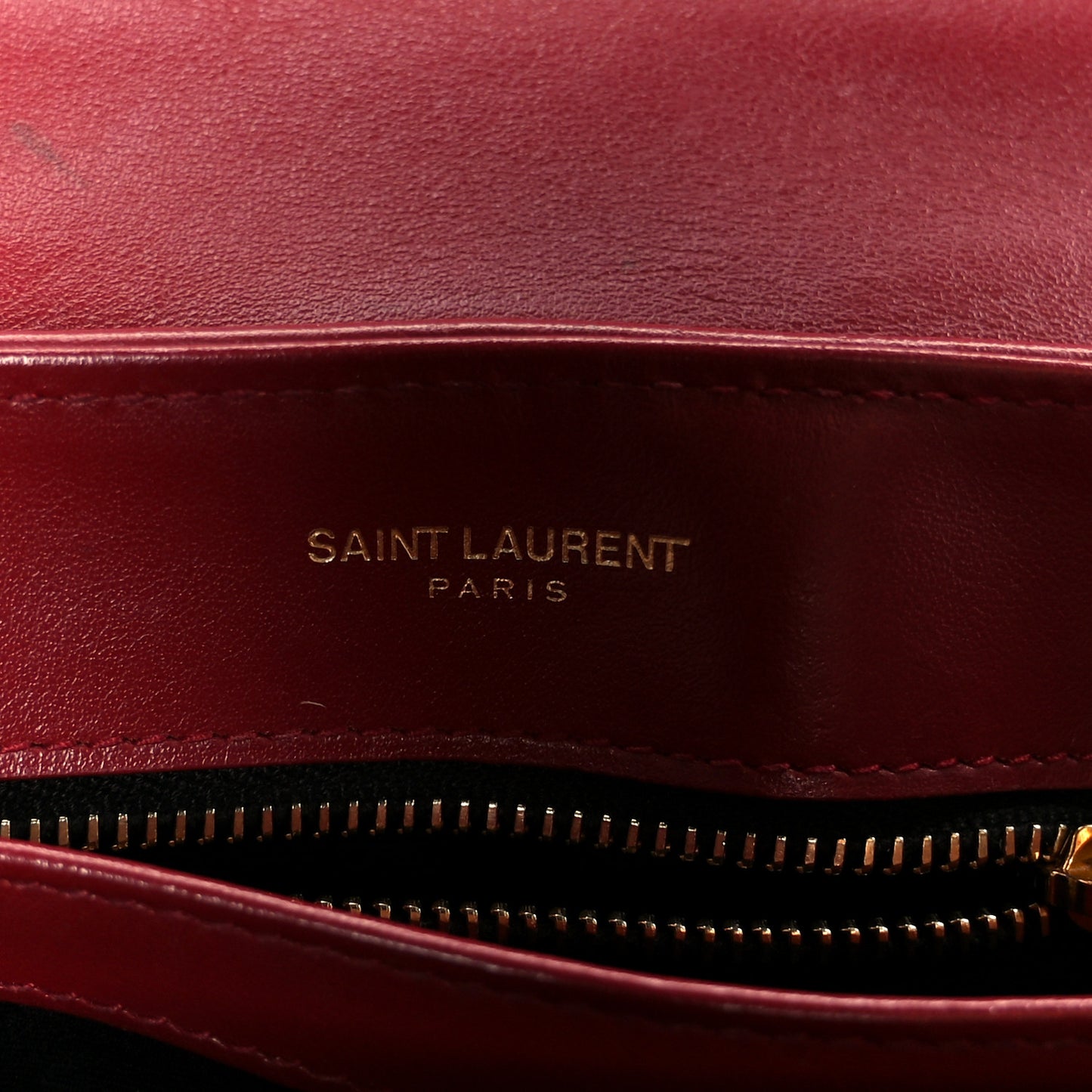 Calfskin Y Quilted Monogram Toy Loulou Crossbody Bag Rouge