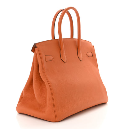 Hermes Togo Birkin 35 Orange 3 of 14