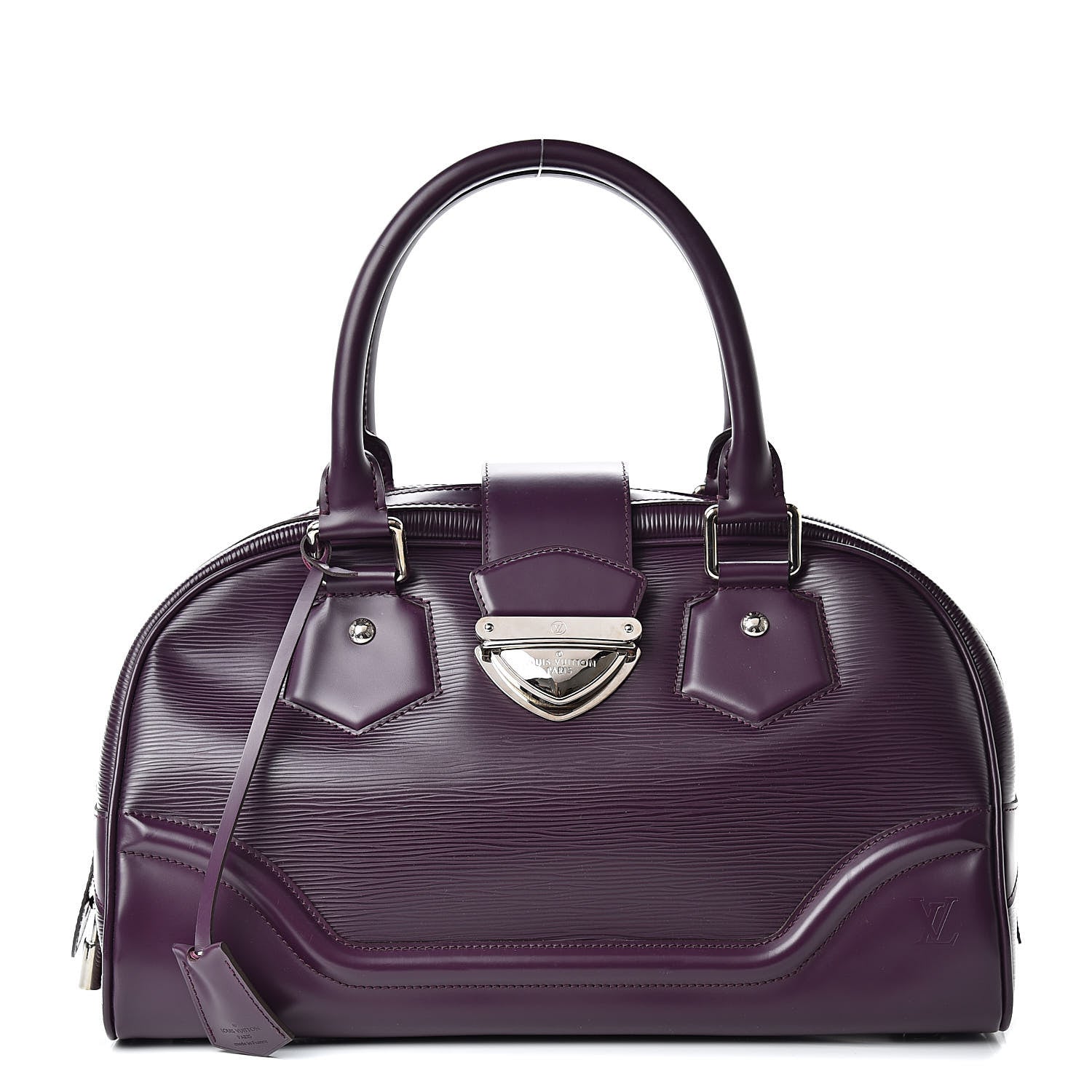 Louis Vuitton Epi Bowling Montaigne GM Cassis 1 of 12