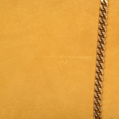 Saint Laurent Suede Medium Classic Monogram Kate Tassel Satchel Saffron Yellow 14 of 16