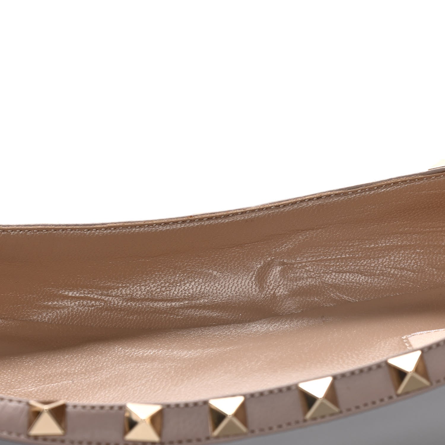 Valentino Garavani Calfskin Nappa Rockstud Ballerina Flats 40 Sky Sorbet Poudre 12 of 13