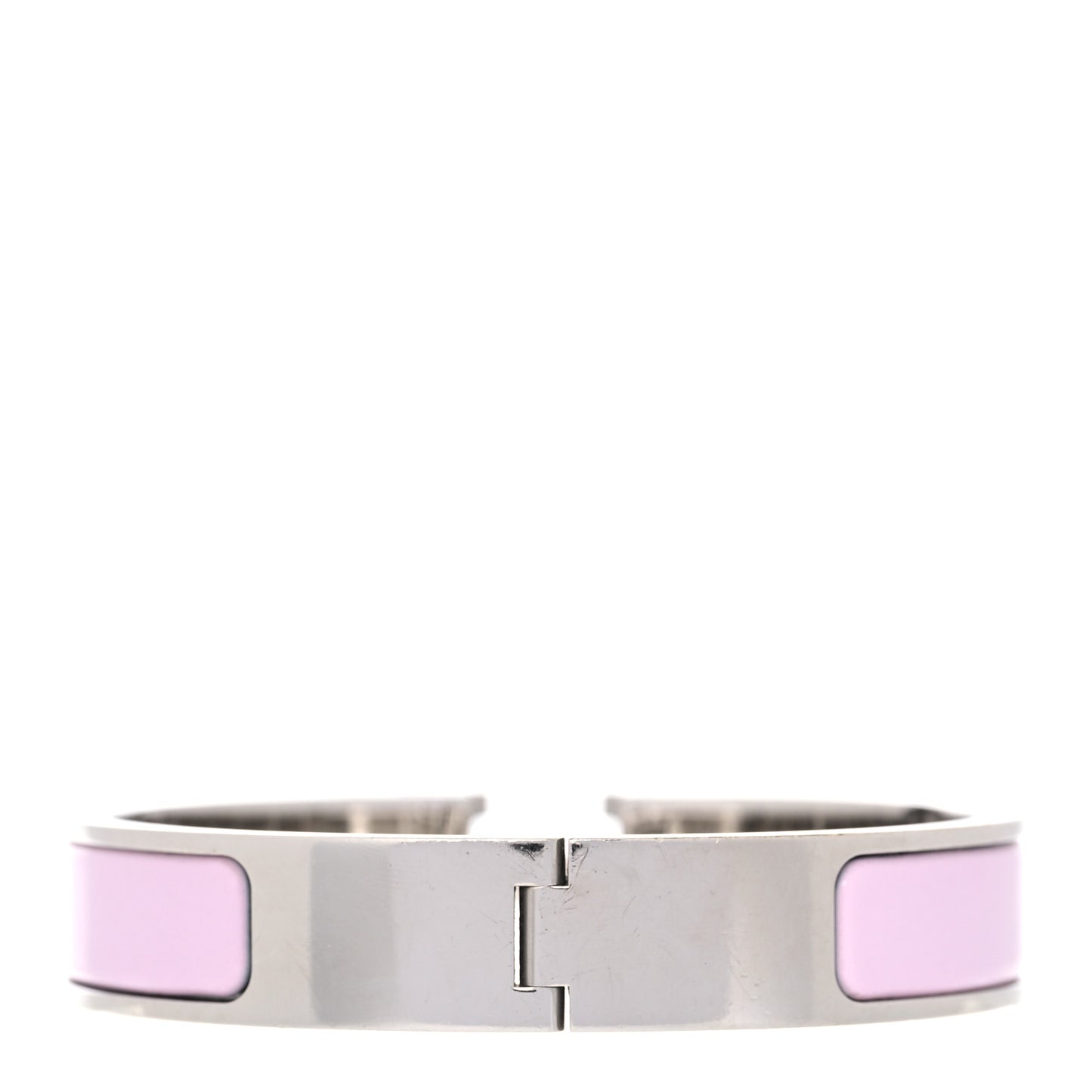 Enamel Narrow Clic Clac H Bracelet PM Rose Dragee