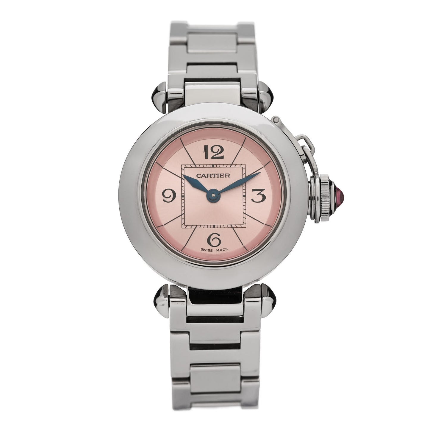 Stainless Steel 27mm Miss Pasha Quartz Watch Pink