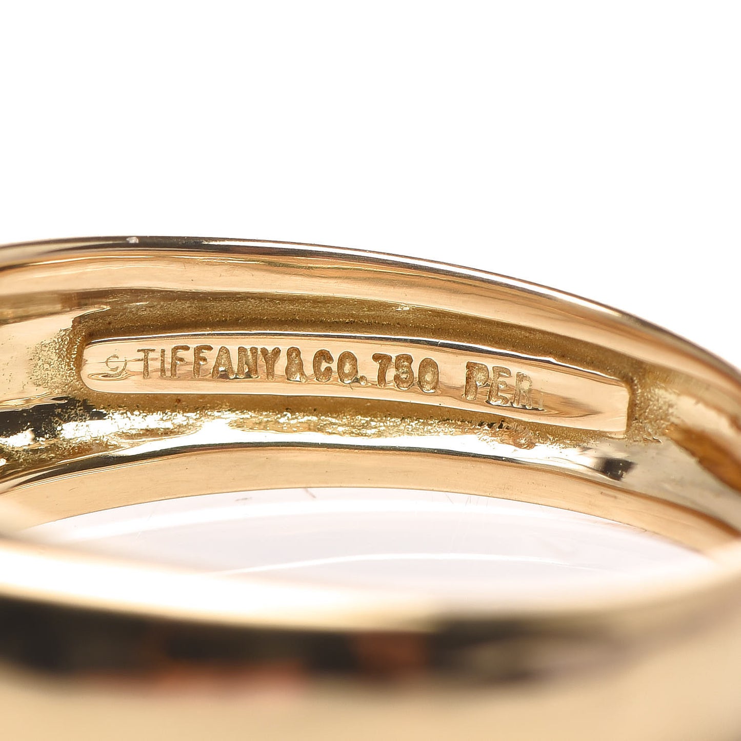 18K Yellow Gold Elsa Peretti Heart Ring 54 6.75