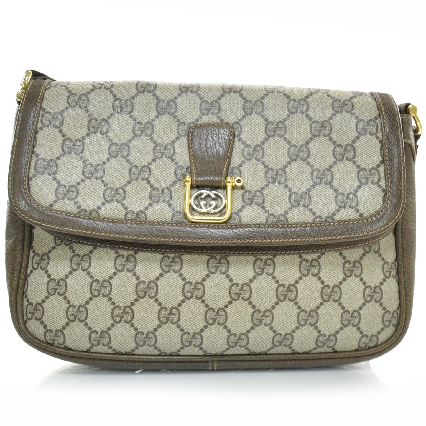 Monogram Shoulder Bag Brown