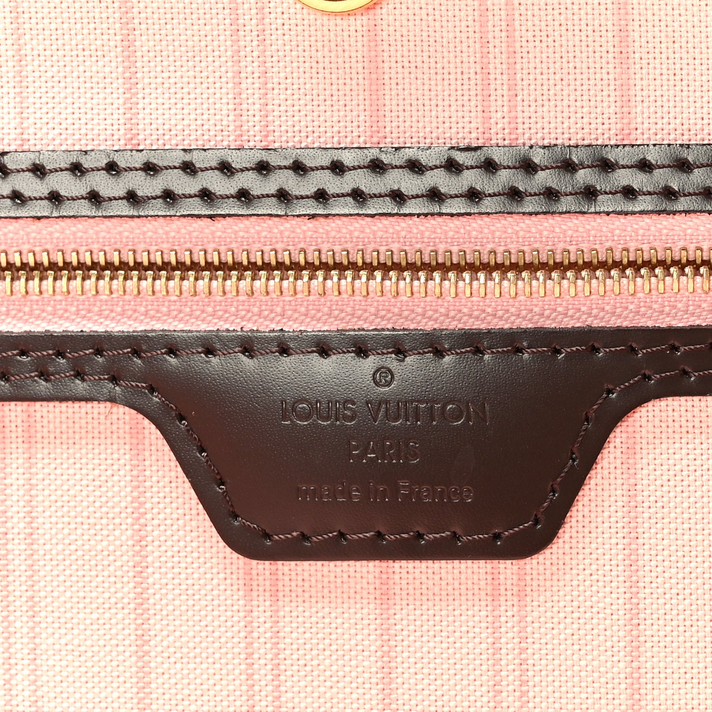 Damier Ebene Neo Neverfull MM Rose Ballerine