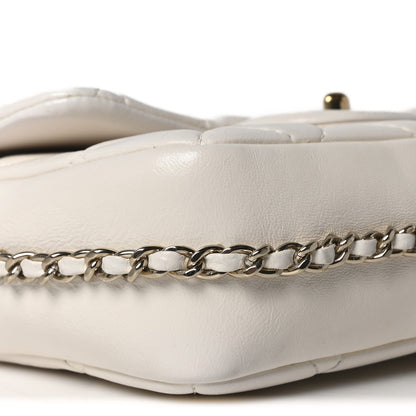 Chanel Lambskin Quilted Small My Precious Flap White 9 of 10