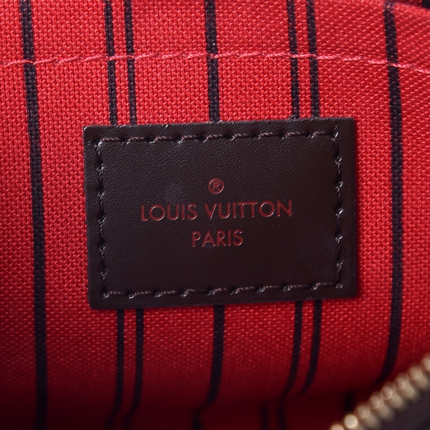Louis Vuitton Damier Ebene Neverfull MM GM Pochette 6 of 8