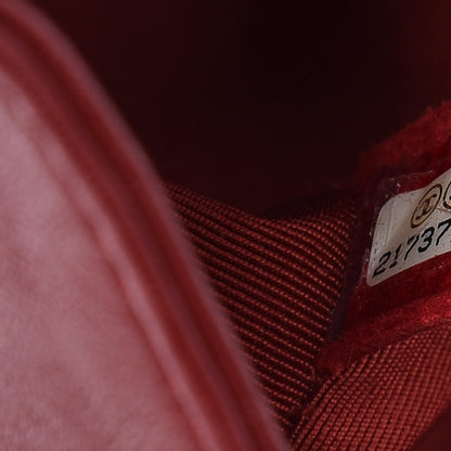 Chanel Lambskin Quilted Medium Boy Flap Burgundy 6 of 8