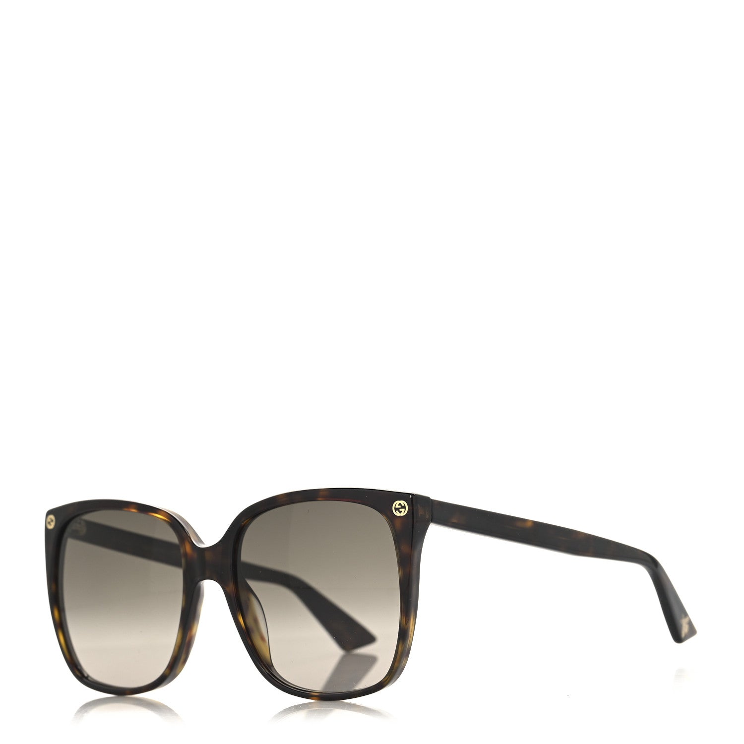 Gucci Acetate GG Sunglasses GG0022S Havana 1 of 7