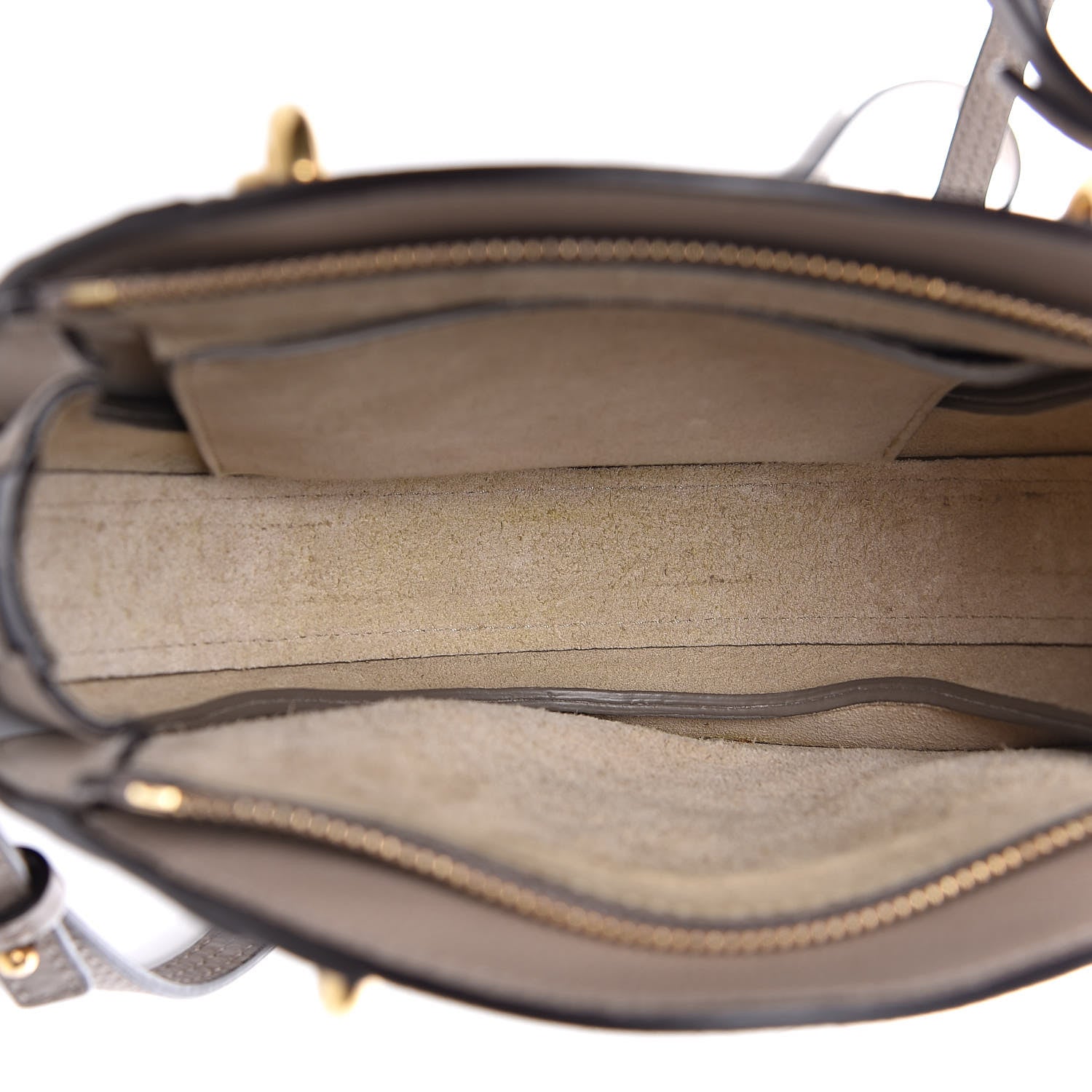 Chloe Calfskin Suede Small Pixie Bag Motty Grey 5 of 13