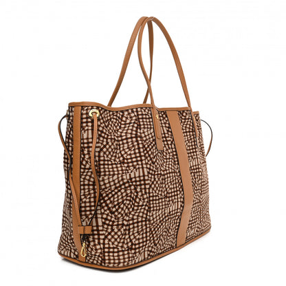 MCM Visetos Large Liz Reversible Shopper Tote Cognac 6 of 15