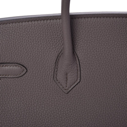 Hermes Togo Birkin 25 Etain 30 of 33