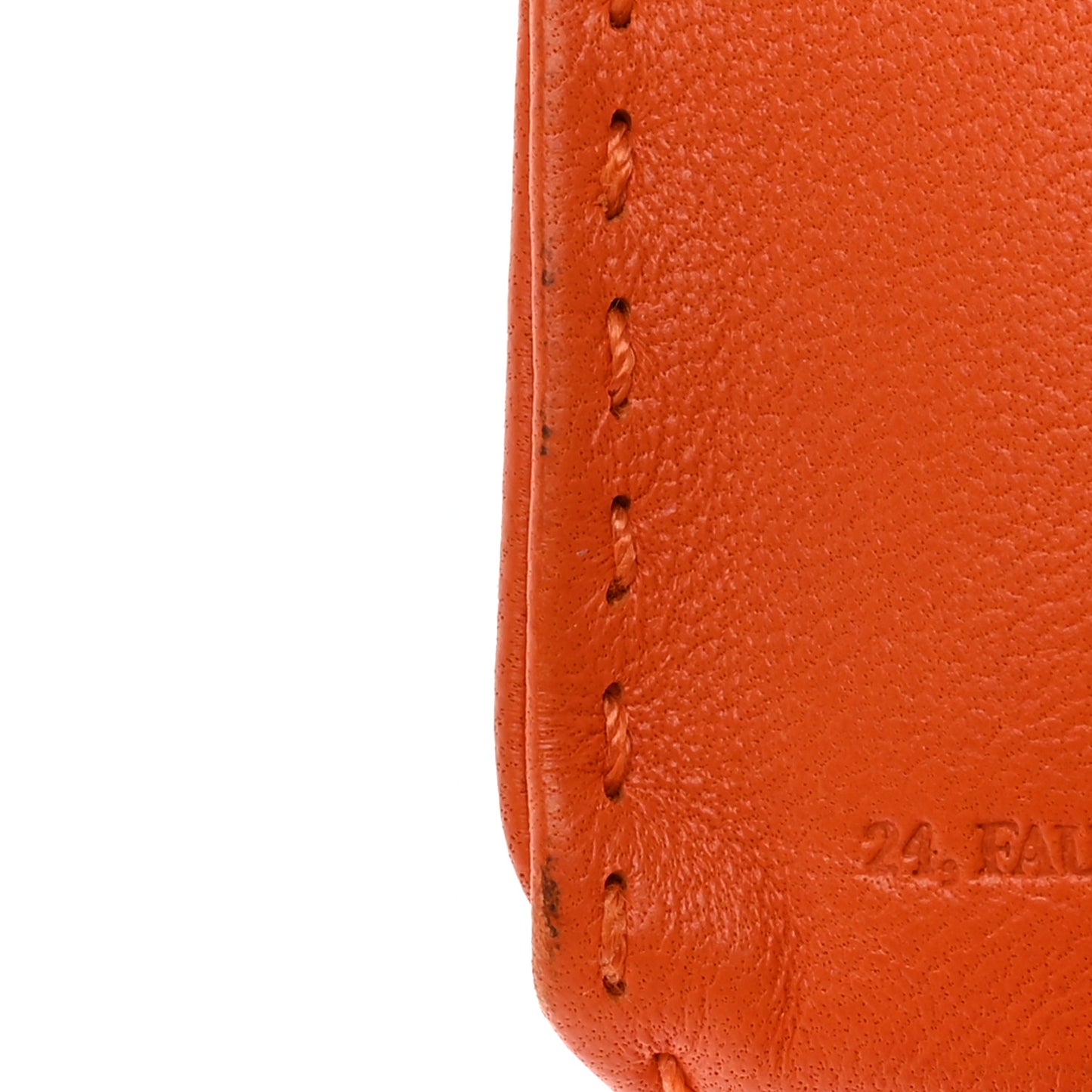Milo Lambskin Swift Shopping Bag Charm Feu Gold