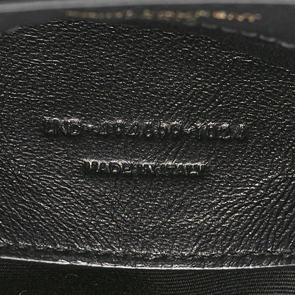 Saint Laurent Calfskin Y Quilted Monogram Small Loulou Chain Satchel Black 7 of 10